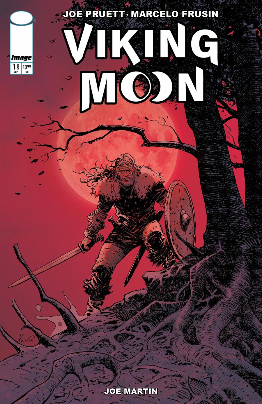 Viking Moon #1 Cover B Variant Philippe Xavier Cover