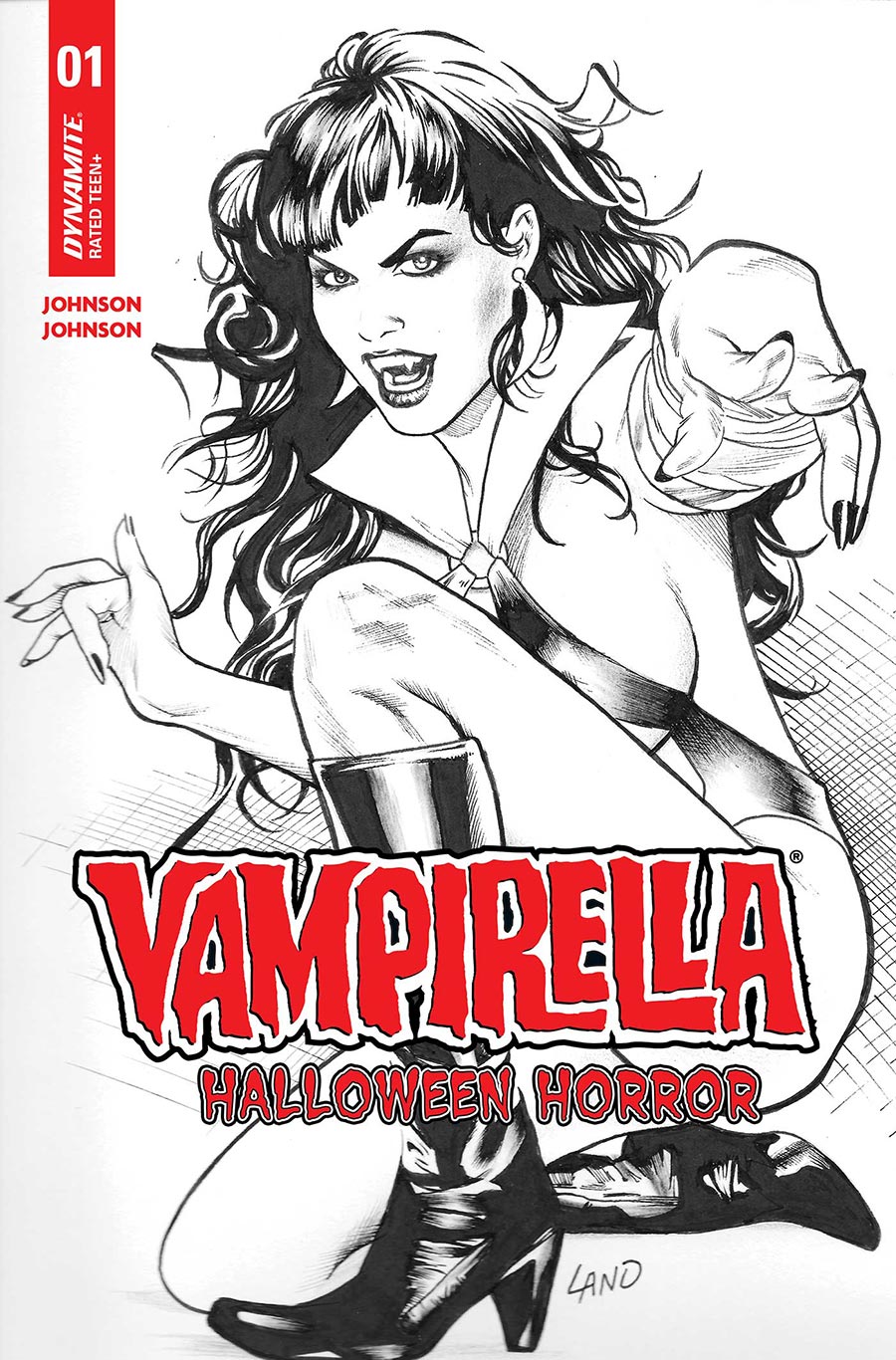 Vampirella Halloween Horror #1 (One Shot) Cover Q Incentive Greg Land Line Art Cover