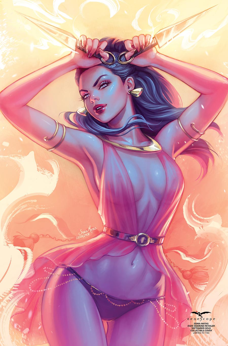 Grimm Fairy Tales Presents Oz The Tablet Of Destinies #1 (One Shot) Cover I Sonia Matas Jasmine Lingerie Retailer Variant Cover
