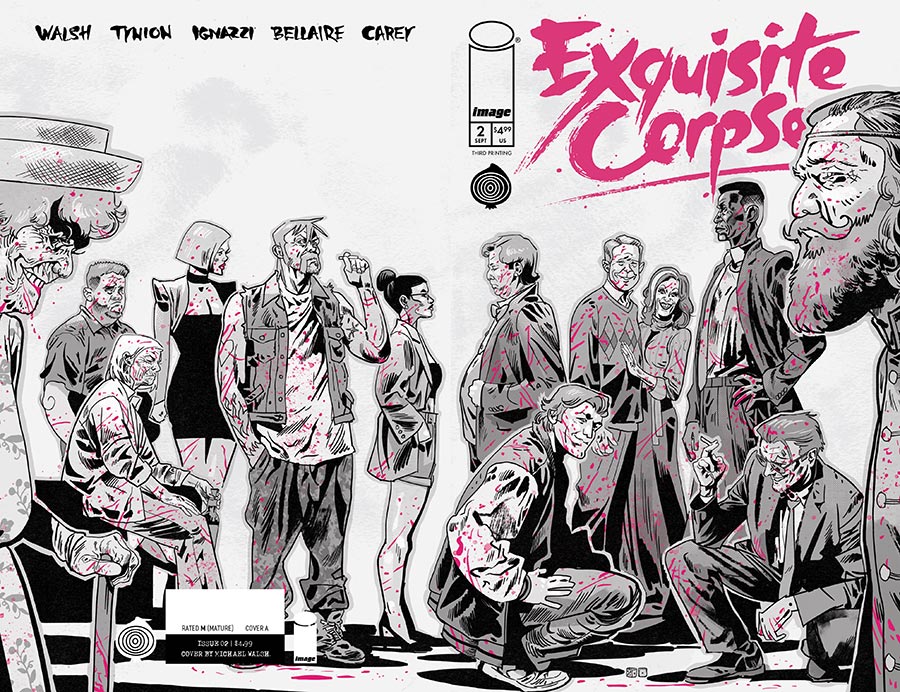 Exquisite Corpses #2 Cover O 3rd Ptg Michael Walsh Wraparound Variant Cover