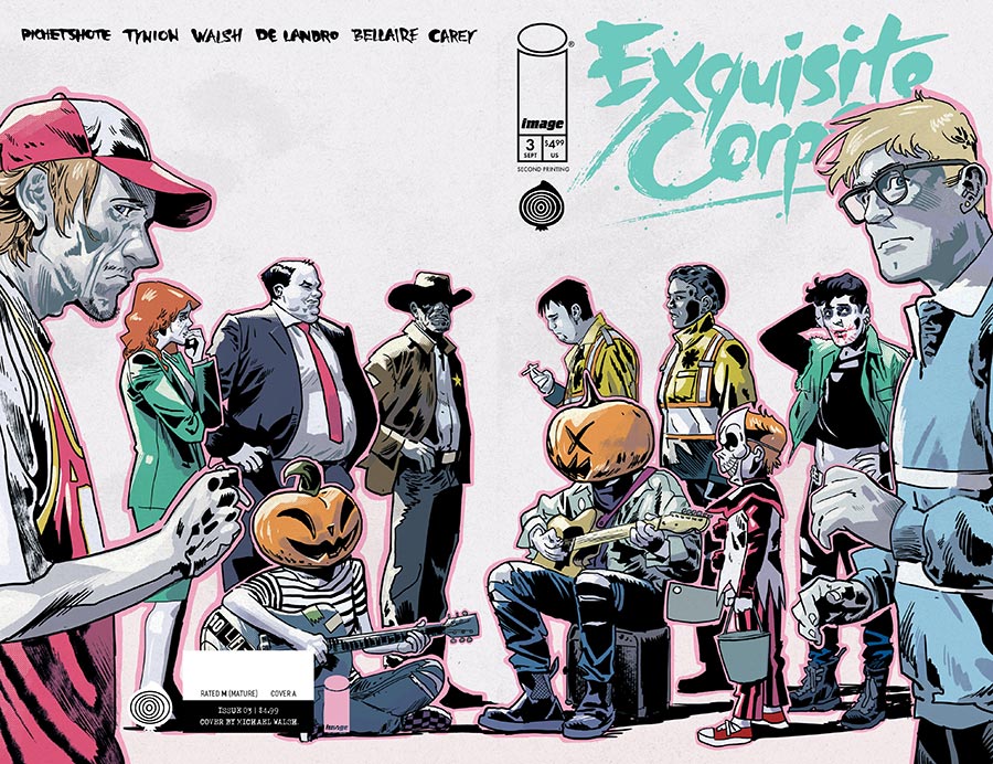 Exquisite Corpses #3 Cover H 2nd Ptg A Michael Walsh Wraparound Variant Cover