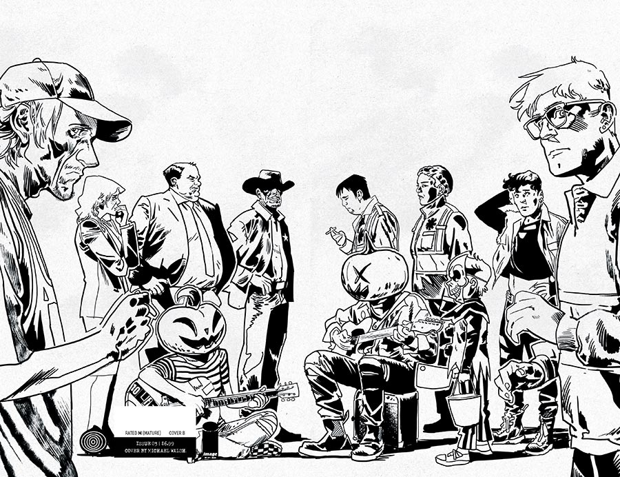 Exquisite Corpses #3 Cover I 2nd Ptg B Michael Walsh Polybagged Variant Cover