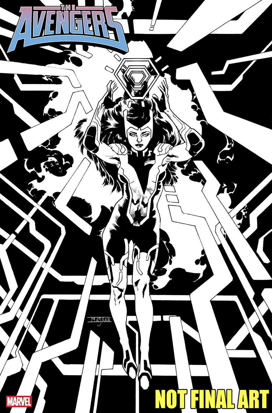 Avengers Vol 8 #31 Cover D Variant Mahmud Asrar Tron Ares Cover