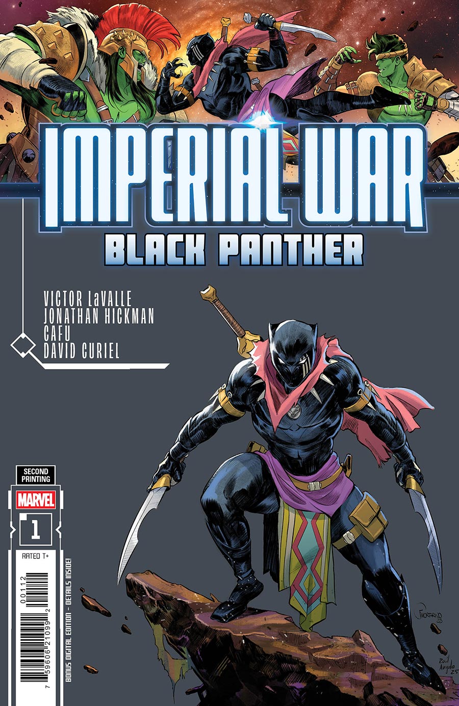 Imperial War Black Panther #1 (One Shot) Cover E 2nd Ptg Francesco Mortarino Variant Cover