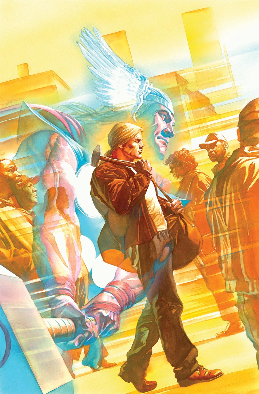 Thor Vol 7 #1 Cover L 2nd Ptg Incentive Alex Ross Virgin Variant Cover