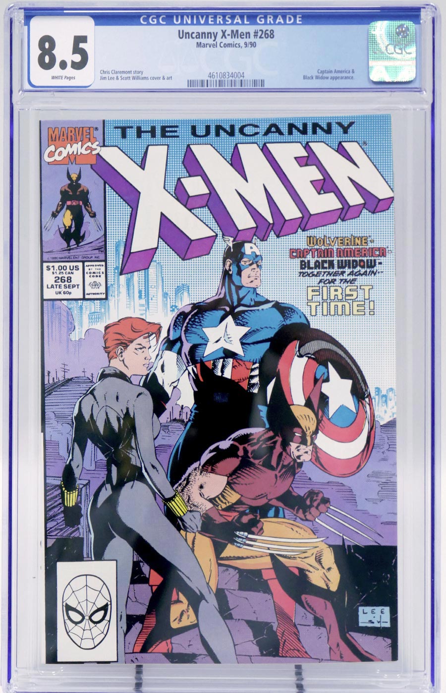 Uncanny X-Men #268 Cover G 1st Ptg CGC 8.5