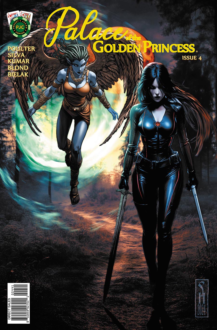 Palace Of The Golden Princess #4 Cover D Variant Scott Harben Foil Cover