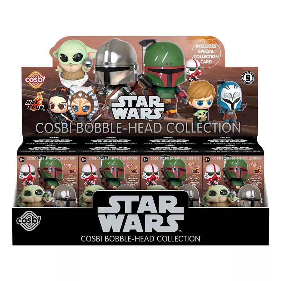 Star Wars Cosbi Bobble Head 3-Inch Blind Mini-Figure Case (8-Count)