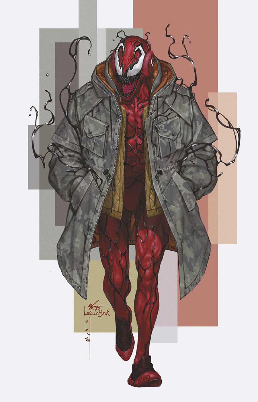 Eddie Brock Carnage #10 Cover D Incentive Inhyuk Lee Street-Verse Virgin Cover