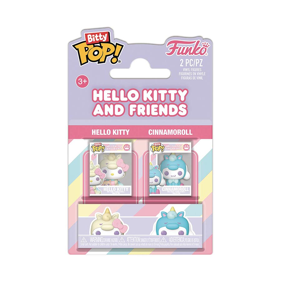 Bitty POP Sanrio Hello Kitty & Cinnamoroll 2-Pack Vinyl Figure