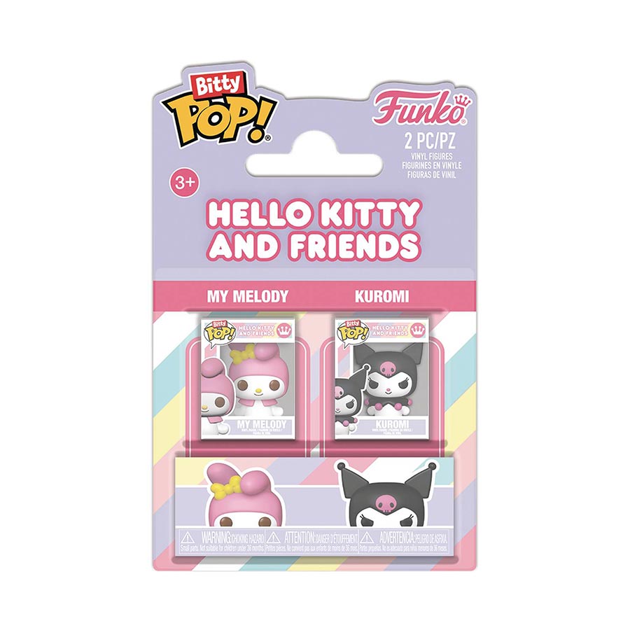 Bitty POP Sanrio My Melody & Kuromi 2-Pack Vinyl Figure