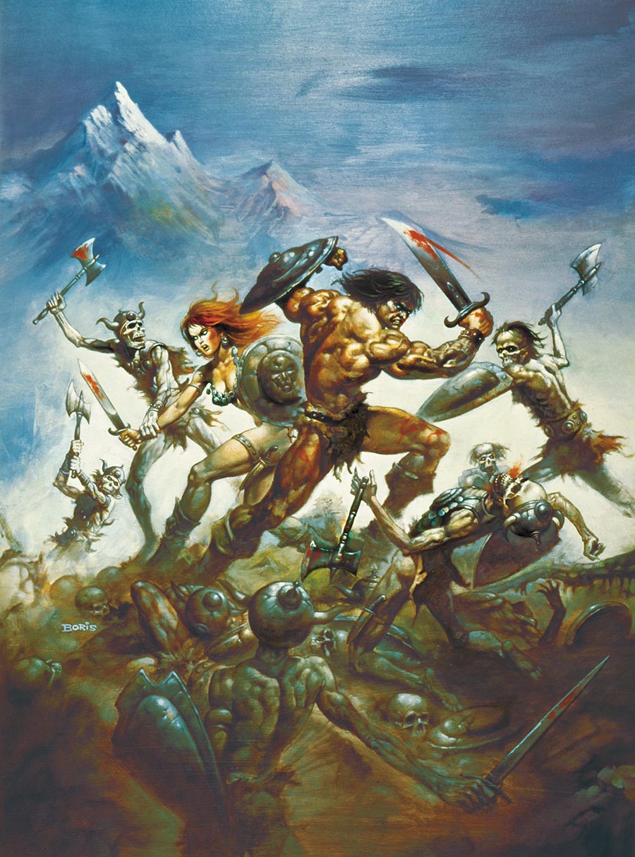 Savage Sword Of Conan Reforged #1 Cover E Variant Boris Vallejo Virgin Cover