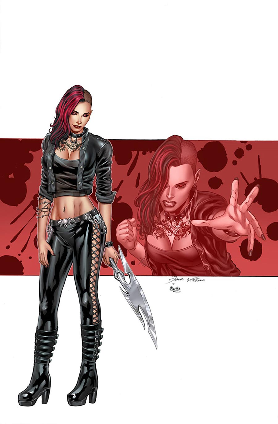 Grimm Fairy Tales 2025 Halloween Pinup Special #1 (One Shot) Cover E Igor Vitorino Hellchild Retailer Variant Cover