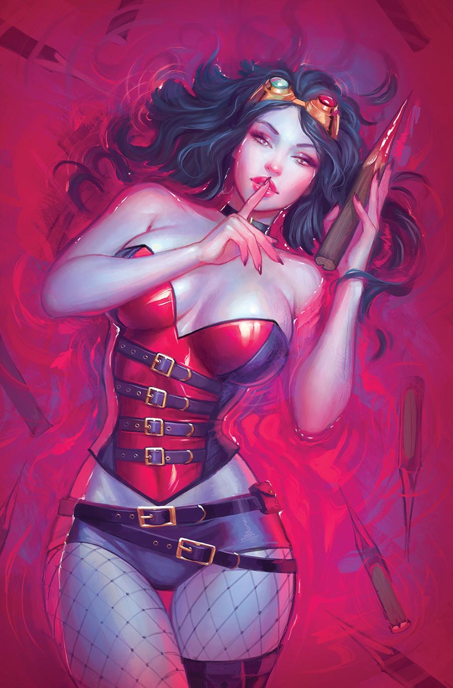 Grimm Fairy Tales 2025 Halloween Pinup Special #1 (One Shot) Cover F Sonia Matas Van Helsing Regular Retailer Variant Cover