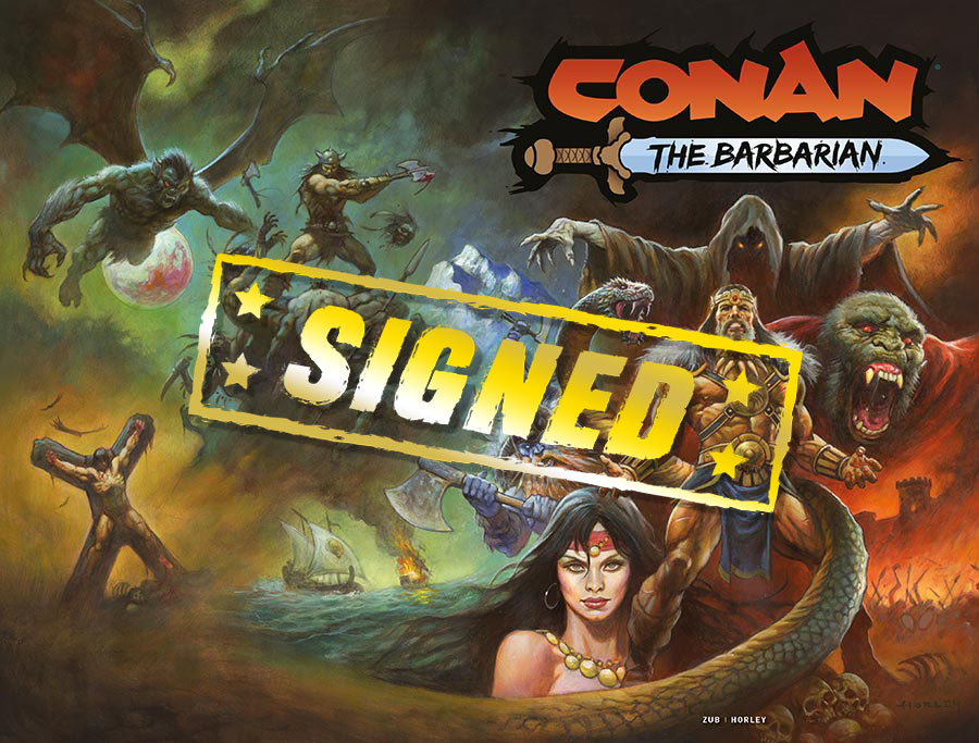 Conan The Barbarian Vol 5 #25 Cover M Regular Alex Horley Wraparound Cover Signed By Jim Zub
