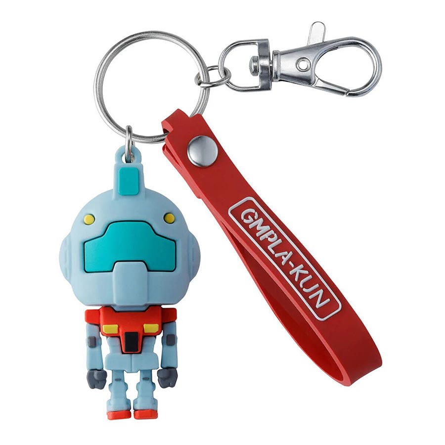 Gundam 3D Rubber Mascot Keychain - Box Of 12 - GMpla-Kun