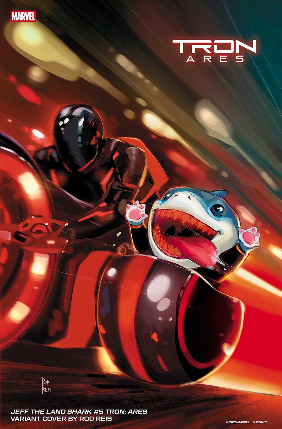 Jeff The Land Shark #5 Cover B Variant Rod Reis Tron Ares Cover