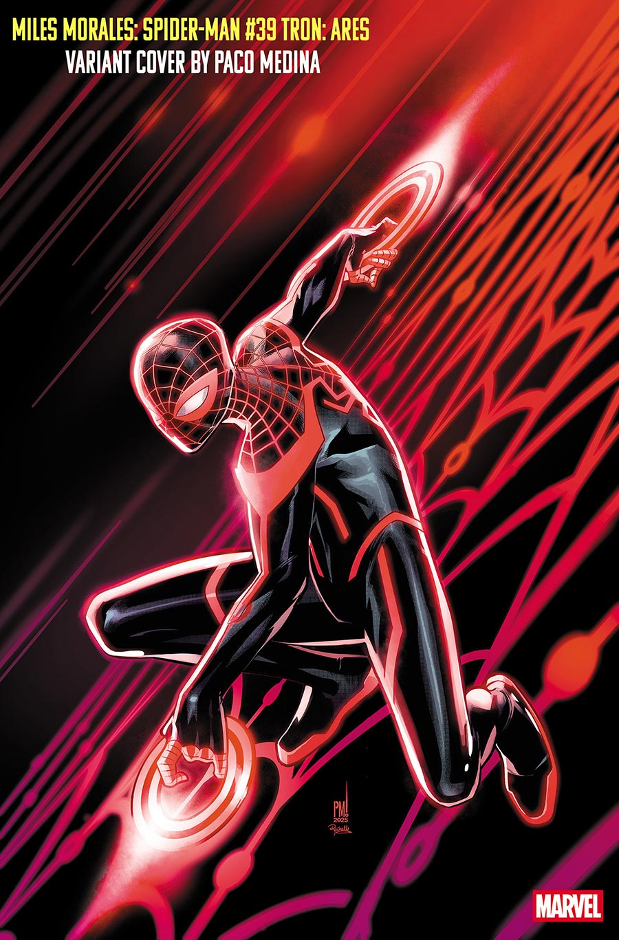 Miles Morales Spider-Man Vol 2 #39 Cover C Variant Paco Medina Tron Ares Cover