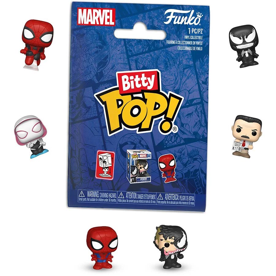 Bitty POP Singles Spider-Man Mini Figure Blind Mystery Box