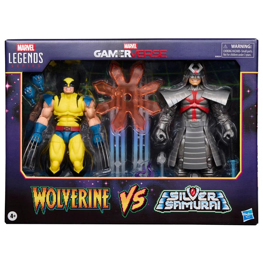 Marvel Legends Gamerverse Wolverine vs Silver Samurai 6-Inch Action Figure