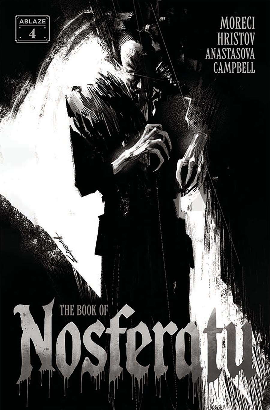 Book Of Nosferatu #4 Cover B Variant Todor Hristov Black & White Cover