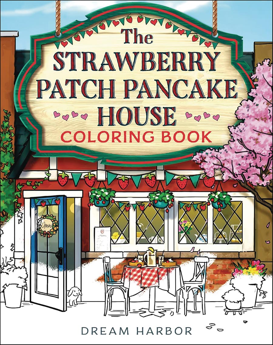 Strawberry Patch Pancake House Coloring Book TP