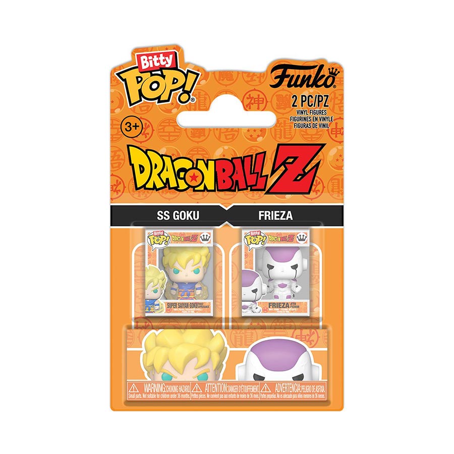 Bitty POP Dragon Ball Z Goku & Frieza 2-Pack Vinyl Figure