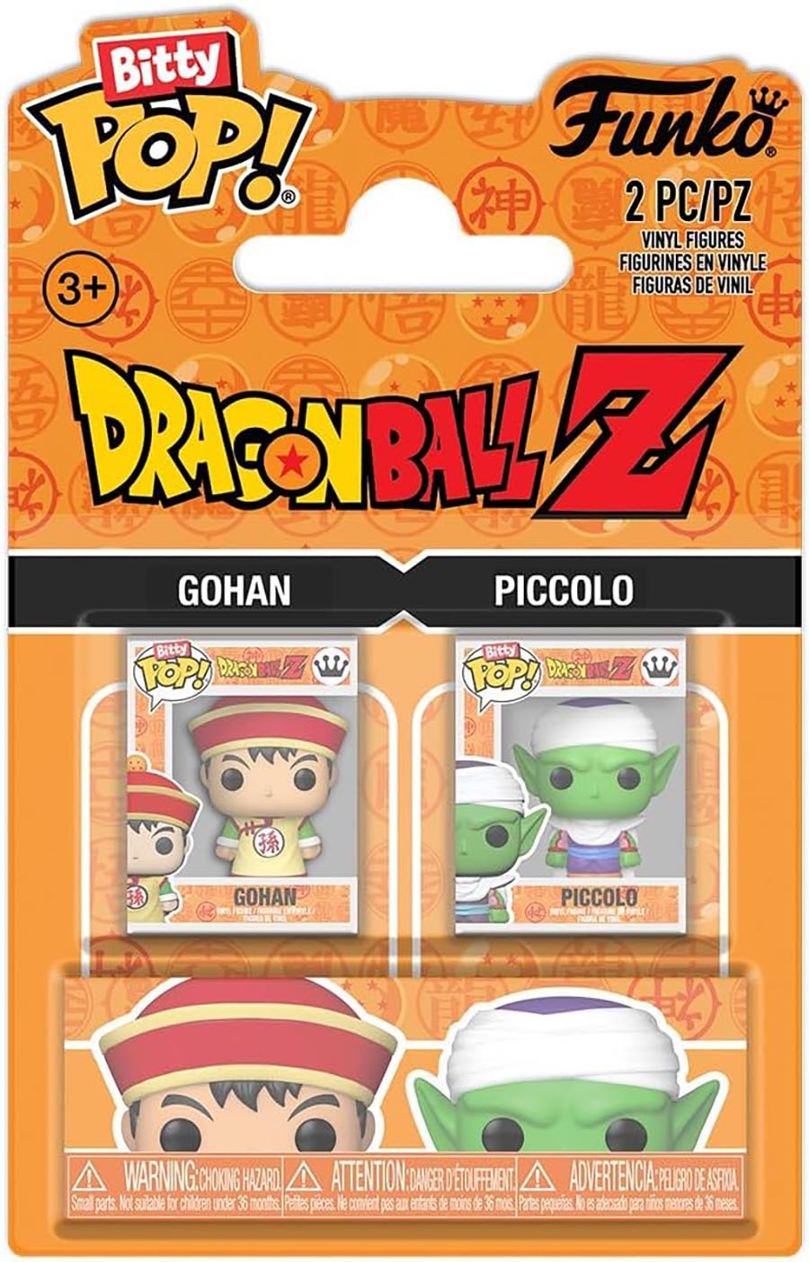 Bitty POP Dragon Ball Z Gohan & Piccolo 2-Pack Vinyl Figure