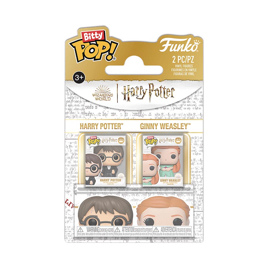 Bitty POP Harry Potter And The Goblet Of Fire 2-Pack Mini Figure - Harry Potter & Ginny Weasley