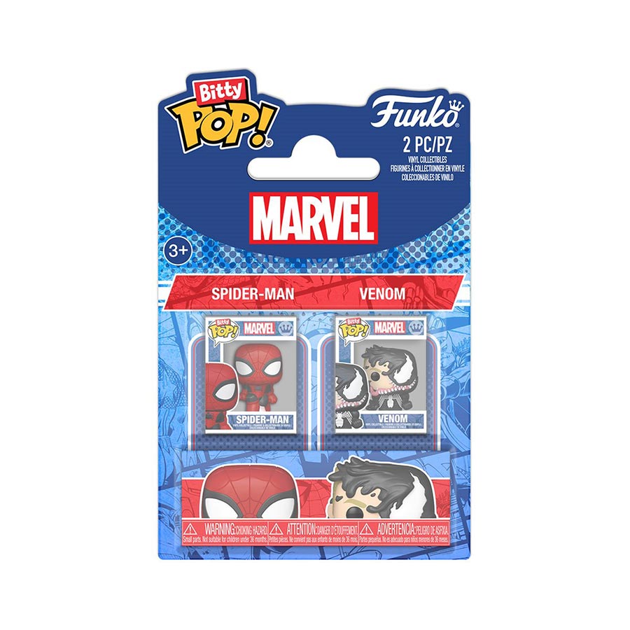Bitty POP Spider-Man Spider-Man & Venom 2-Pack Vinyl Figure