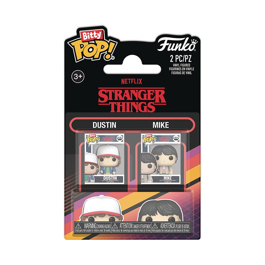 Bitty POP Stranger Things 2-Pack Mini Figure Series 1 - Dustin & Mike