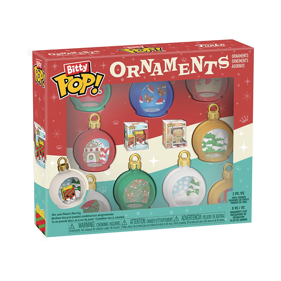 Bitty POP Ornaments 9-Piece Set