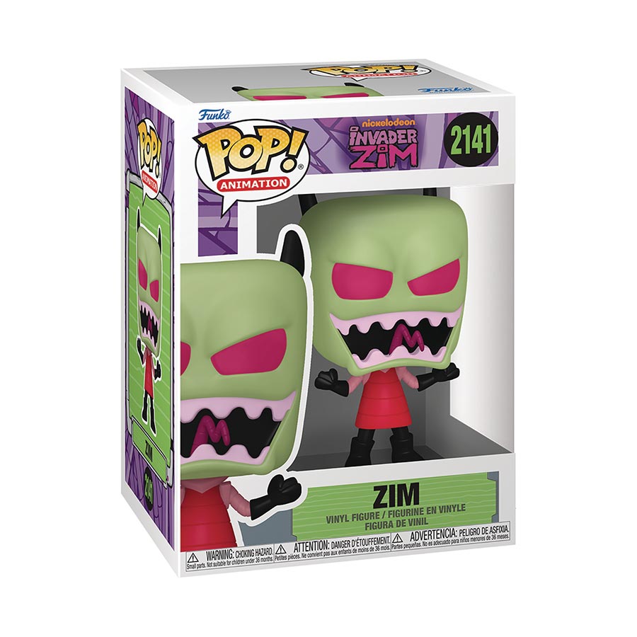POP Animation Invader Zim Series 3 Zim Vinyl Figure
