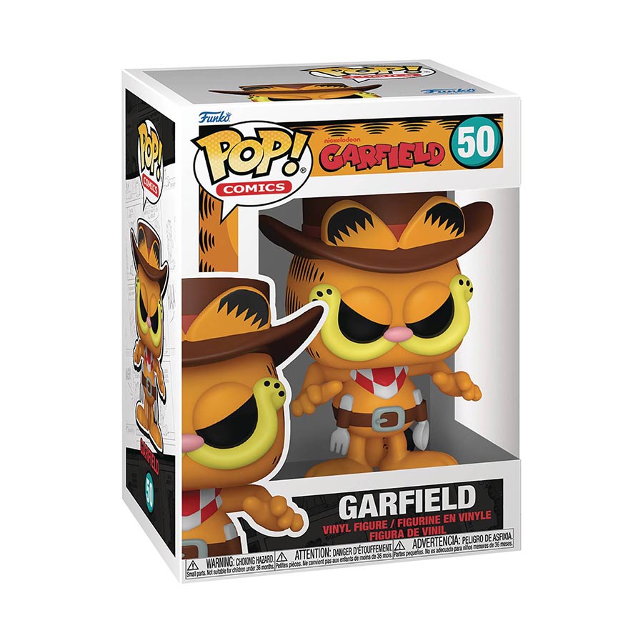 POP Comics Garfield Cowboy Garfield Vinyl Figure