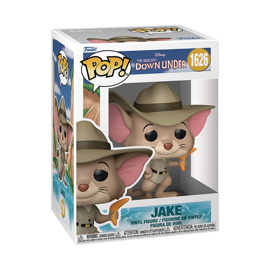 POP Disney Rescuers Down Under Jake Vinyl Figure