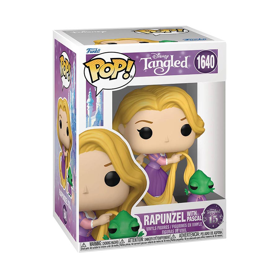 POP & Buddy Tangled Rapunzel & Pascal Vinyl Figure