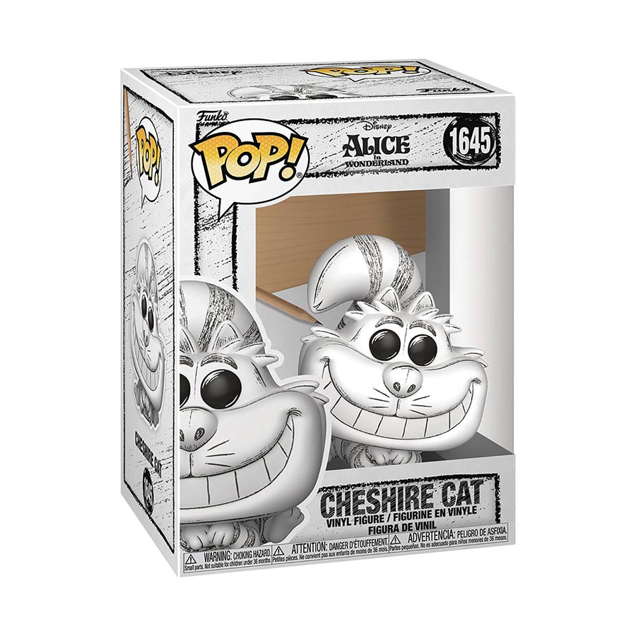 POP Disney Alice In Wonderland Cheshire Cat Sketched Deco Vinyl Figure