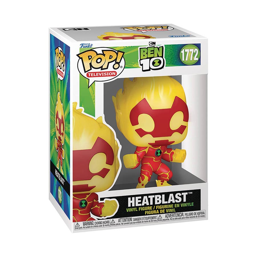 POP Television Ben 10 Heatblast Vinyl Figure
