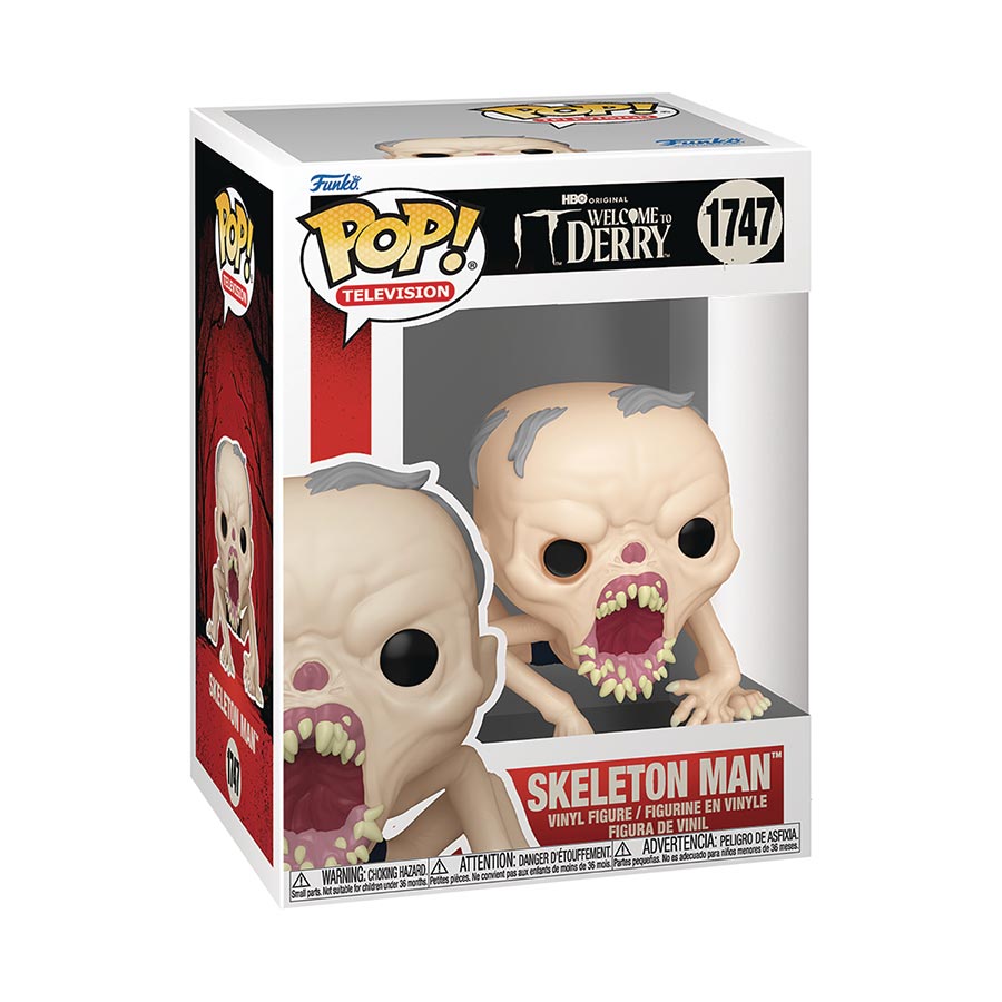 POP Television Welcome To Derry Skeleton Man Vinyl Figure