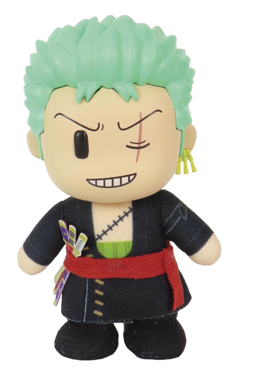 One Piece 4.5-Inch FigureKey Plush - Zoro (Onigashima)