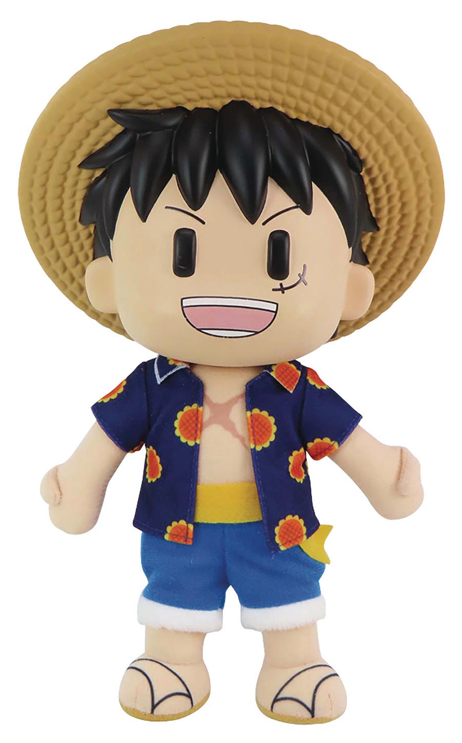 One Piece 8-Inch FigureKey Plush - Luffy (Dressrosa)
