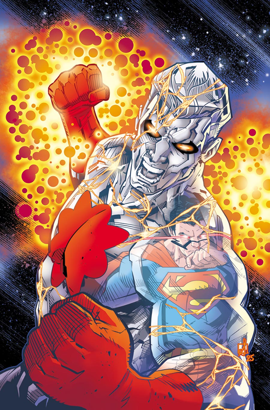 DC K.O. Superman vs Captain Atom #1 (One Shot) Cover E Variant Sean Izaakse Card Stock Cover (DC All In)