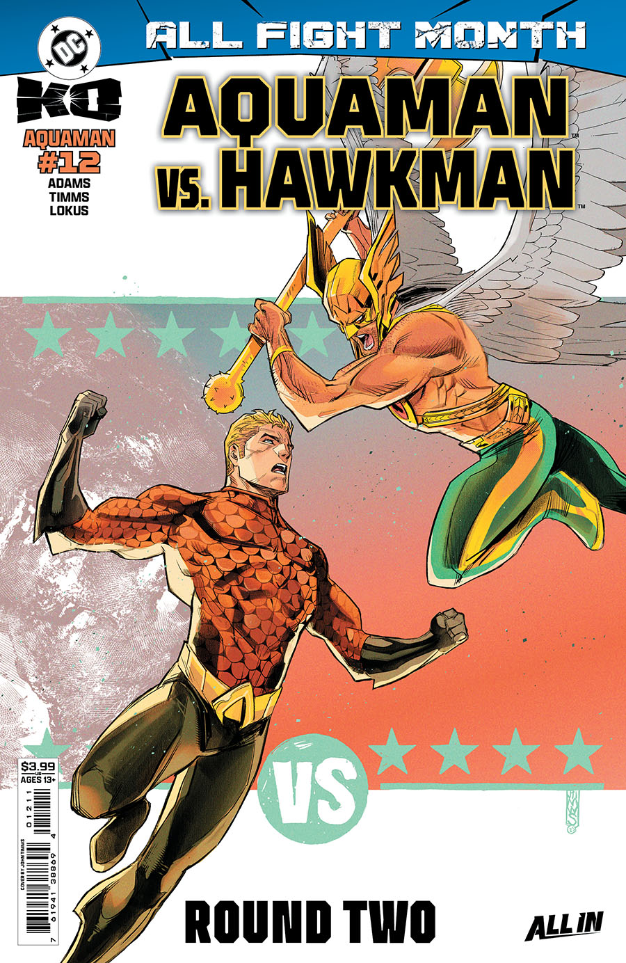 Aquaman Vol 7 #12 Cover A Regular John Timms Cover (DC All In)(DC K.O. Tie-In)