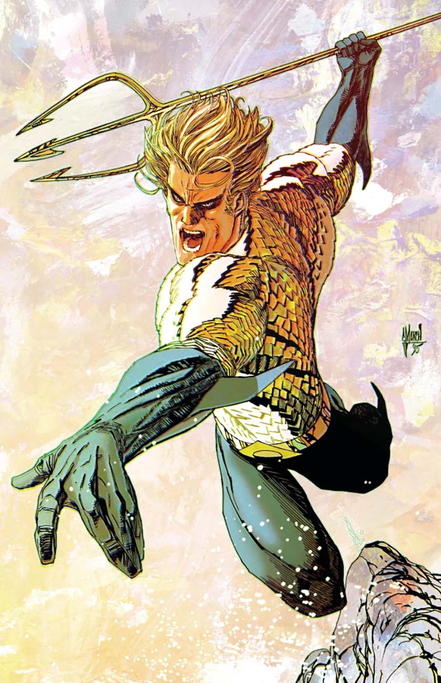 Aquaman Vol 7 #12 Cover B Variant Guillem March Card Stock Cover (DC All In)(DC K.O. Tie-In)