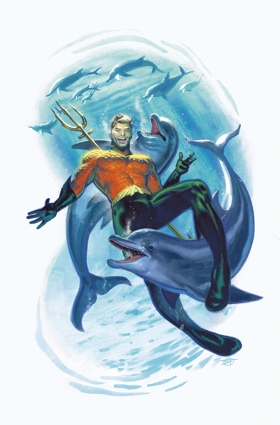 Aquaman Vol 7 #12 Cover C Variant David Talaski Card Stock Cover (DC All In)(DC K.O. Tie-In)