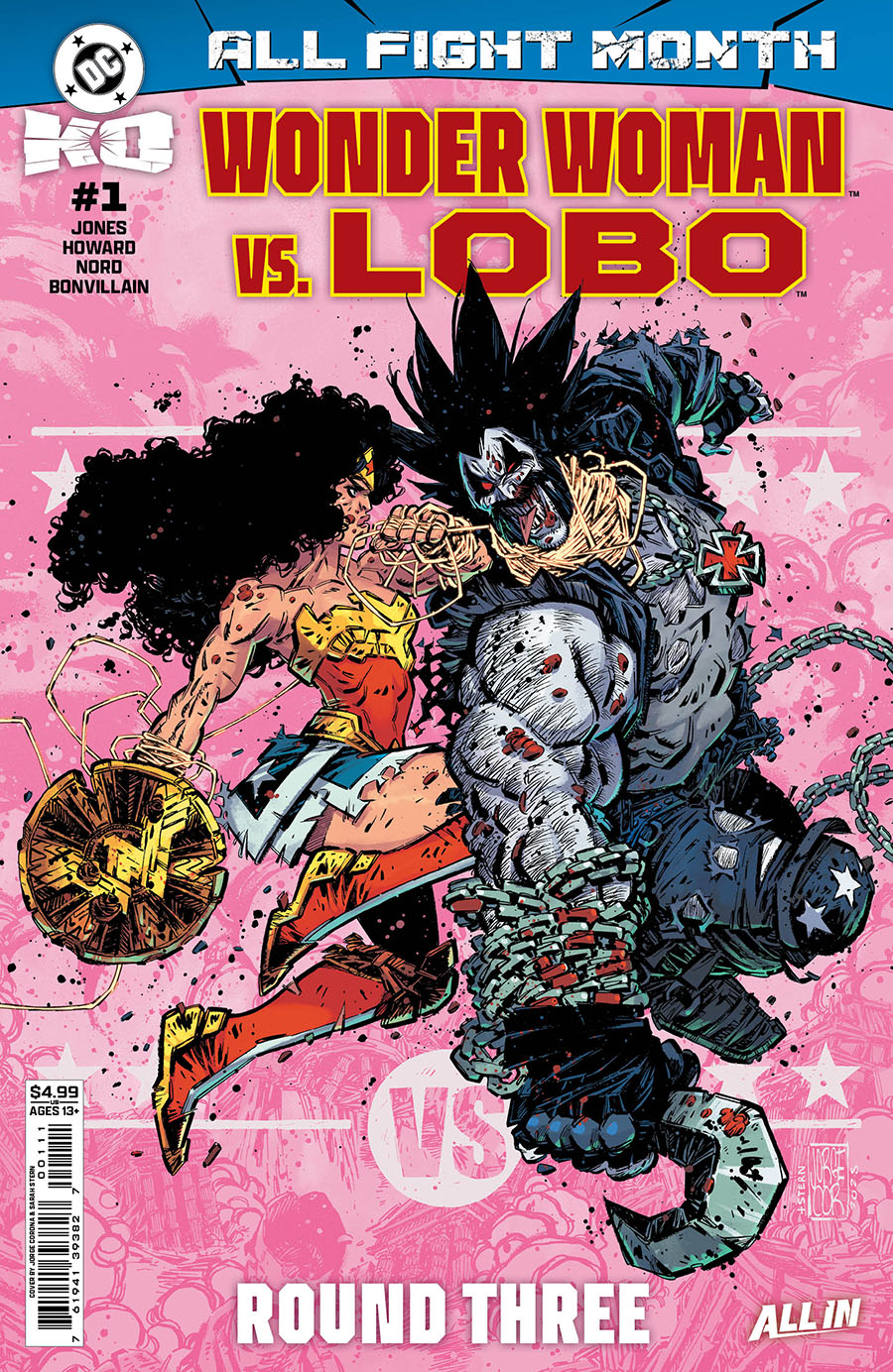 DC K.O. Wonder Woman vs Lobo #1 (One Shot) Cover A Regular Jorge Corona Cover (DC All In)