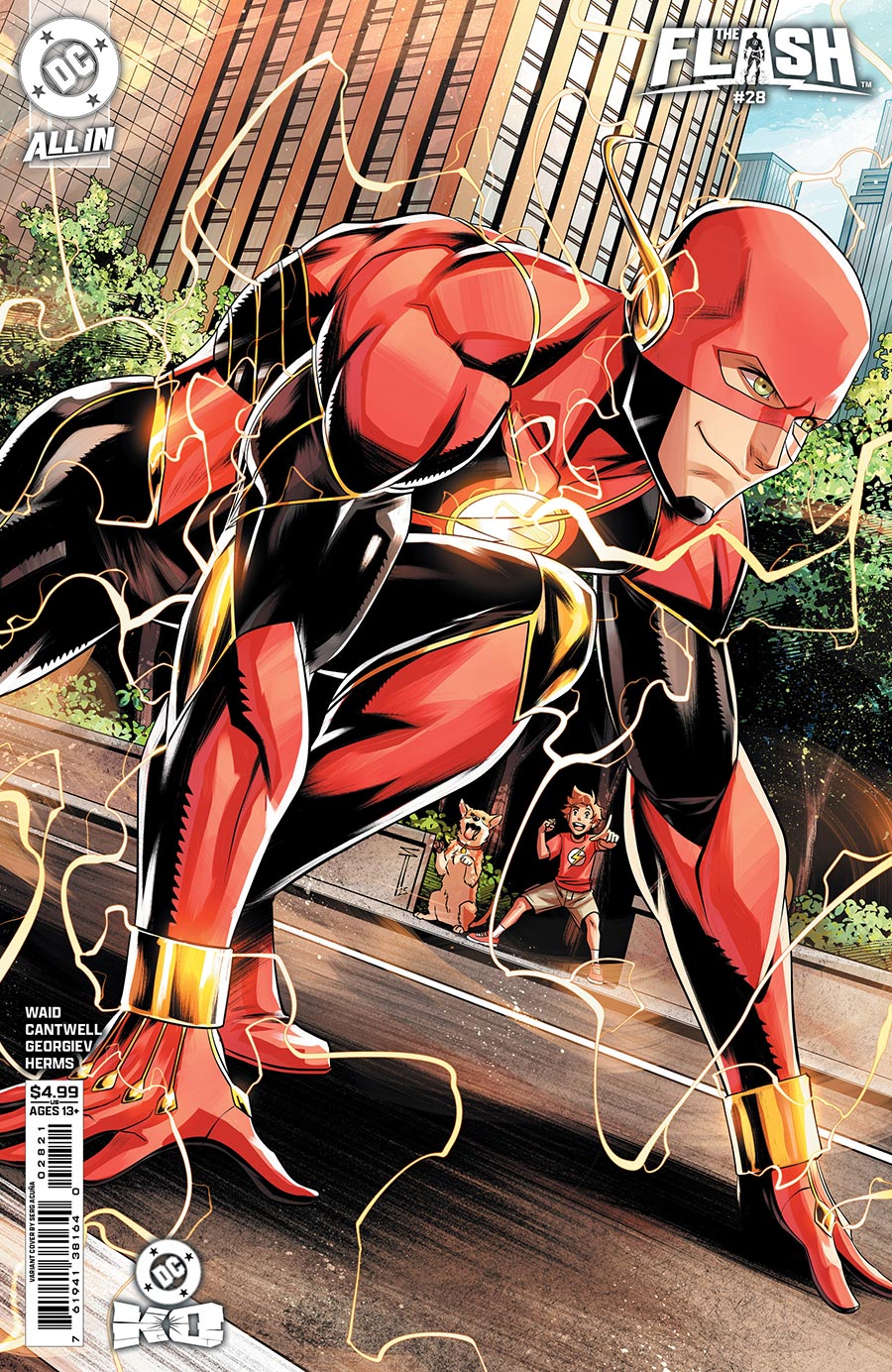Flash Vol 6 #28 Cover C Variant Serg Acuna Card Stock Cover (DC All In)(DC K.O. Tie-In)