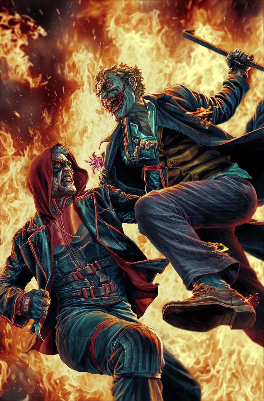 DC K.O. Red Hood vs Joker #1 (One Shot) Cover C Variant Lee Bermejo Card Stock Cover (DC All In)