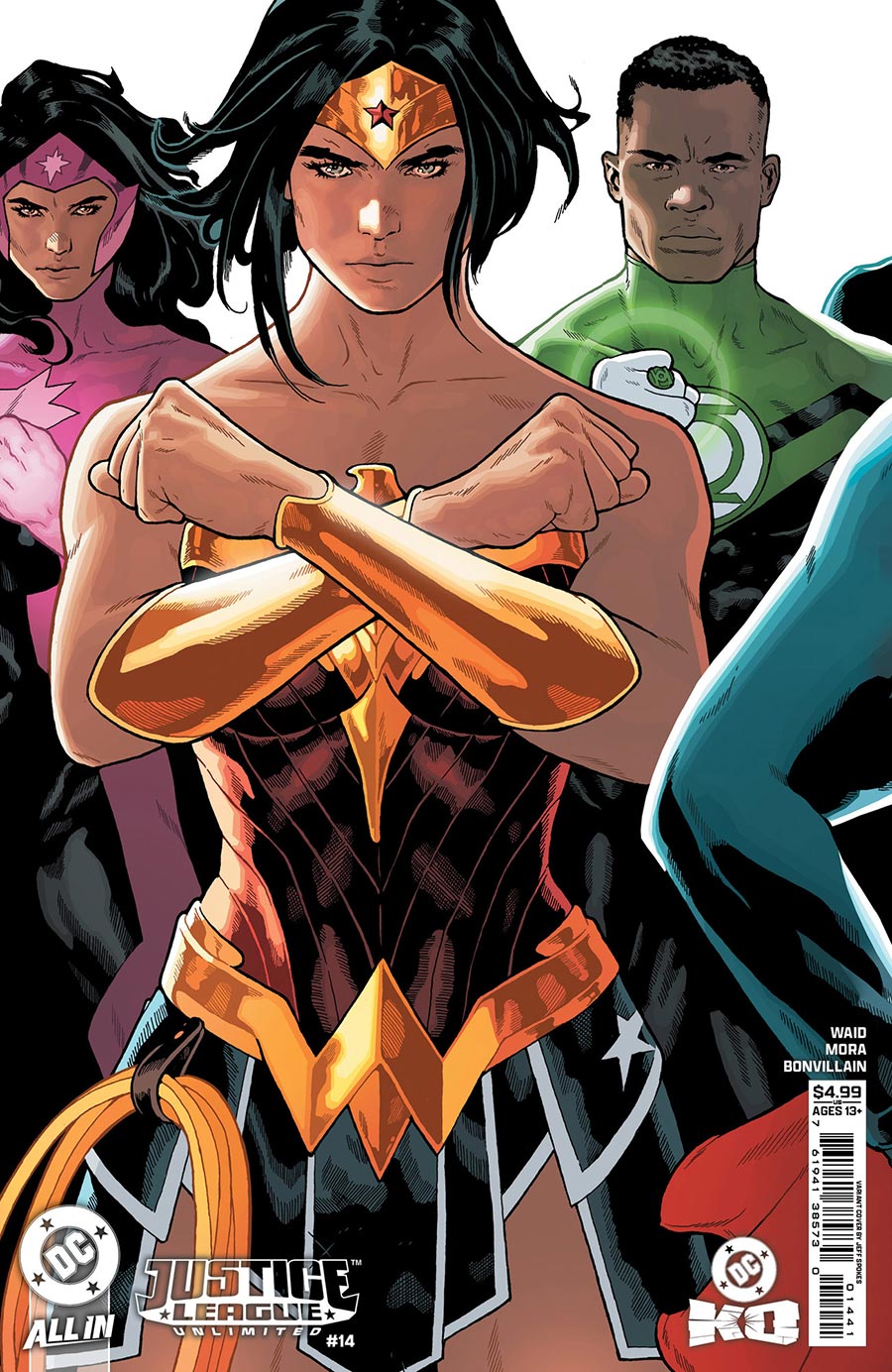 Justice League Unlimited #14 Cover C Variant Jeff Spokes Connecting Card Stock Cover (DC All In)(DC K.O. Tie-In)