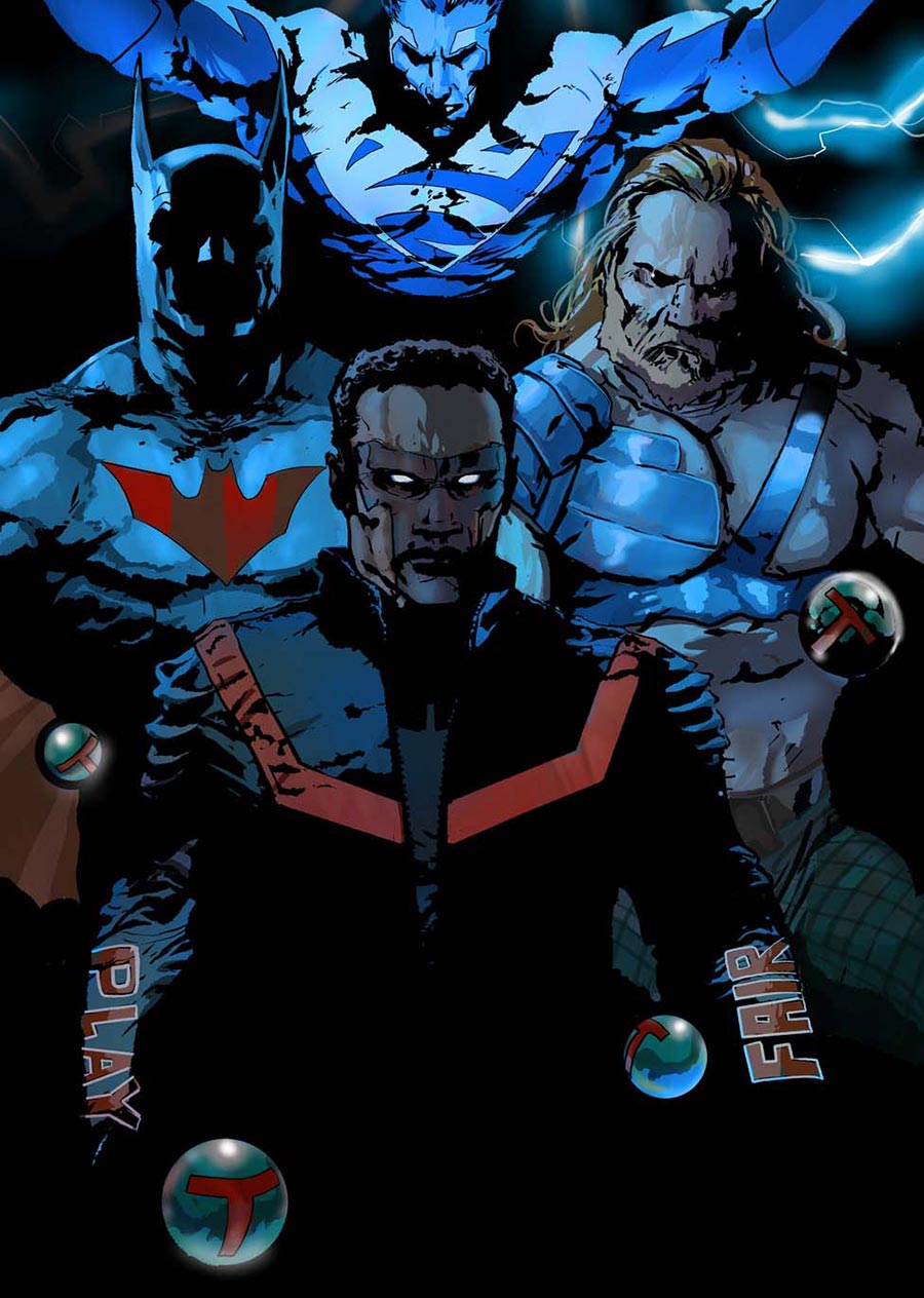 Justice League Unlimited #14 Cover E Variant Stevan Subic Glow-In-The-Dark Cover (DC All In)(DC K.O. Tie-In)